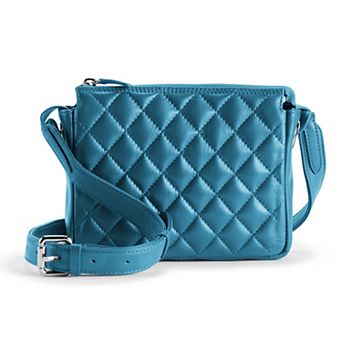 ili Quilted Top Zipper Crossbody Bag