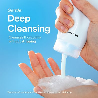 DIVE IN 8D Hyaluronic Acid Cleansing Foam for Gentle Daily Cleanse & Refreshing Glow