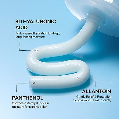 DIVE IN 8D Hyaluronic Acid Cleansing Foam for Gentle Daily Cleanse & Refreshing Glow