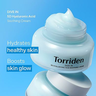 DIVE IN 5D Hyaluronic Acid Soothing Cream for Sensitive Skin Moisture & Relief