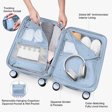 Traveler's Choice Edinburgh II Hardside Spinner Luggage