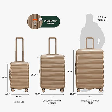 Traveler's Choice Edinburgh II 2-pc. Hardside Spinner Luggage Set