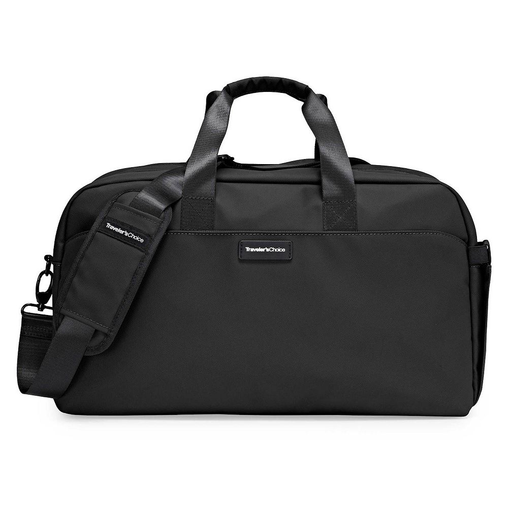 Traveler's Choice Wanderbout 19-inch Travel Duffel Bag, Black