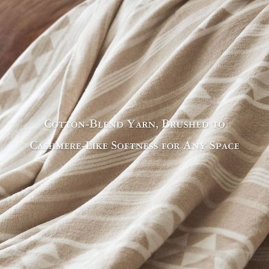 Woolrich Alberta Cotton Blend Breathable Bed Throw Blanket