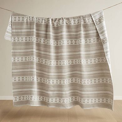 Woolrich Alberta Cotton Blend Breathable Bed Throw Blanket