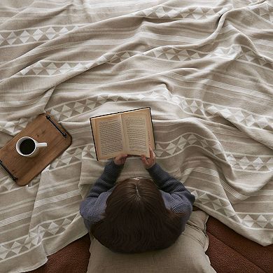 Woolrich Alberta Cotton Blend Breathable Bed Throw Blanket