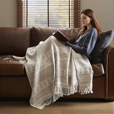 Woolrich Alberta Cotton Blend Breathable Throw Blanket