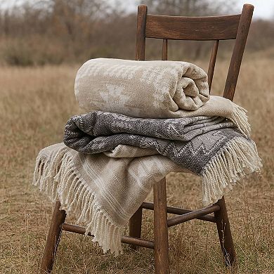 Woolrich Alberta Cotton Blend Breathable Throw Blanket