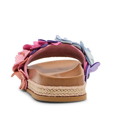 madden girl WILLOW Girls' Slip-On Floral Sandals