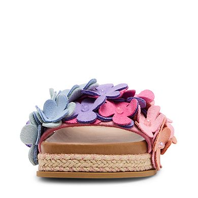 madden girl WILLOW Girls' Slip-On Floral Sandals