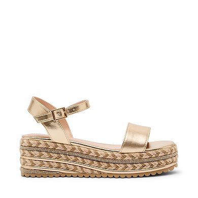 madden girl MSOPHIE Girls' Wedge Slingback Sandals