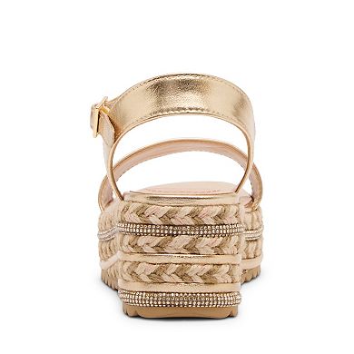 madden girl MSOPHIE Girls' Wedge Slingback Sandals