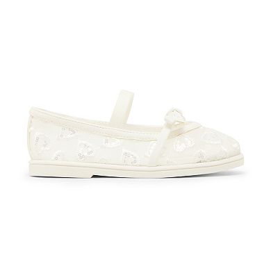 madden girl MTMESHIE Girls' Bow Accent Slip-On Flats