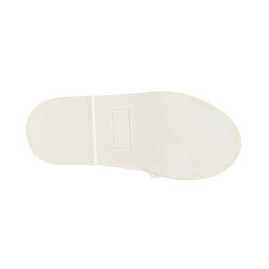 madden girl MTMESHIE Girls' Bow Accent Slip-On Flats