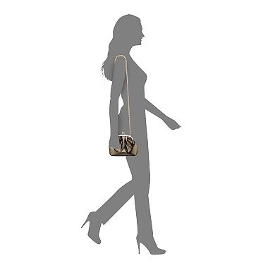 N by Nina M-Hyatt Metallic Clutch Bag