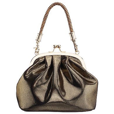 N by Nina M-Hyatt Metallic Clutch Bag