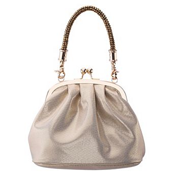 N by Nina M-Hyatt Metallic Clutch Bag