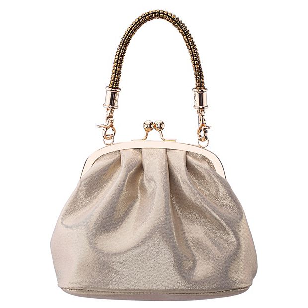 N by Nina M-Hyatt Metallic Clutch Bag