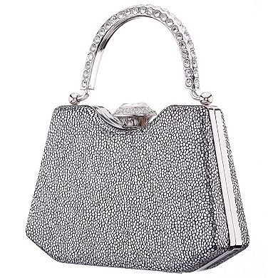 N by Nina M-Osca Evening Handbag with Rhinestone Handle