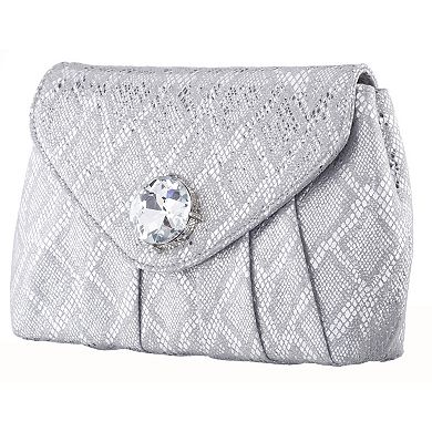 N by Nina M-Rebel Metallic Clutch Bag