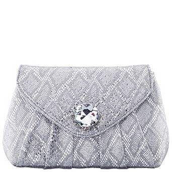 N by Nina M-Rebel Metallic Clutch Bag