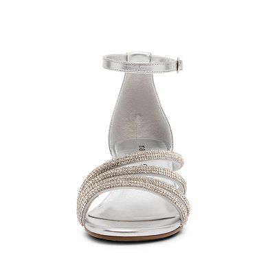 madden girl MSILKA' Girls Block Heel Ankle Strap Heels