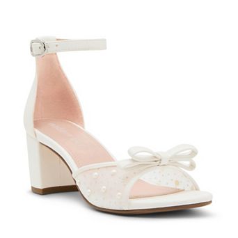 madden girl MPEARLL' Girls Block Heel Slingback Heels
