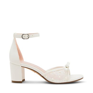madden girl MPEARLL' Girls Block Heel Slingback Heels