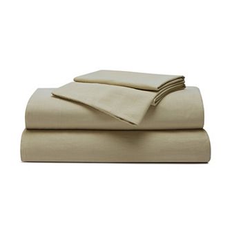 SUPERIOR Chloe Cotton Solid Deep Pocket Sheet Set