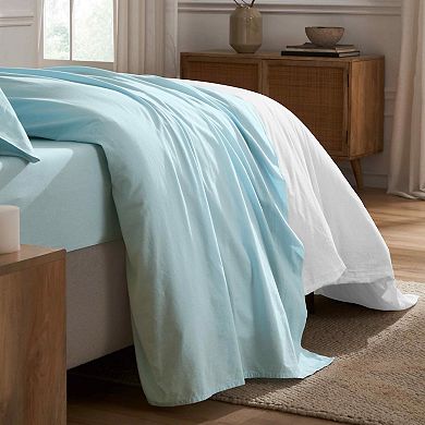SUPERIOR Carmen Cotton Solid Deep Pocket Sheet Set & Pillowcases Set