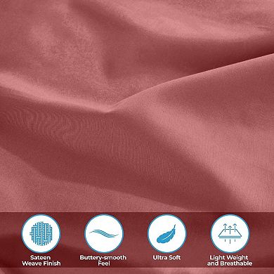 SUPERIOR Egyptian Cotton 400 Thread Count Solid Sheet Set & Pillowcases Set