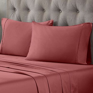 SUPERIOR Egyptian Cotton 400 Thread Count Solid Sheet Set & Pillowcases Set
