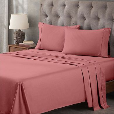 SUPERIOR Egyptian Cotton 400 Thread Count Solid Sheet Set & Pillowcases Set