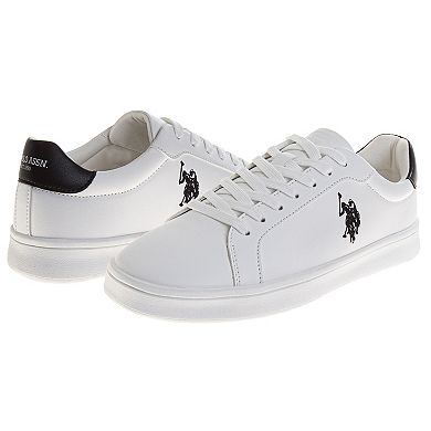 U.S. Polo Assn. Men’s Lightweight Casual Sneakers Lace-Up Everyday Shoes