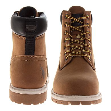 U.S. Polo Assn. Men’s Rugged Lace-Up Boots Durable Casual Work Boot