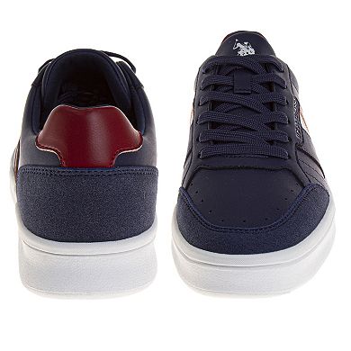 U.S. Polo Assn. Men’s Classic Casual Sneakers Lace-Up Low Top