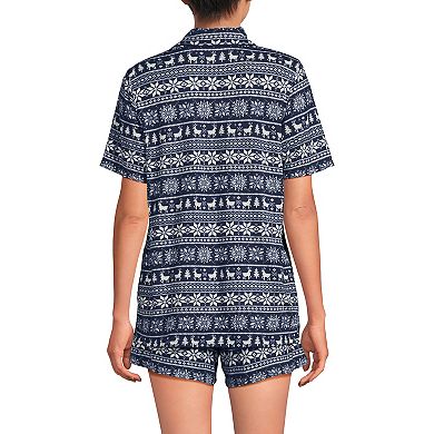 Women's Lands' End Pajama Top & Pajama Shorts Set