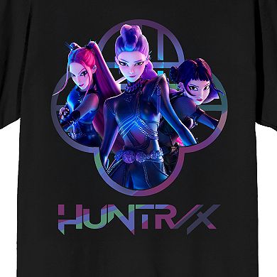 Juniors' Huntrix Graphic Crew Neck Short Sleeve Tee