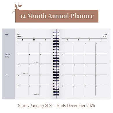 Rileys & Co 2025 Chunky Planner Blue 6x8in Weekly
