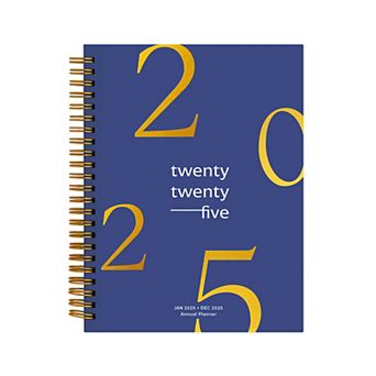 Rileys & Co 2025 Floating Planner Blue 6x8 in Weekly