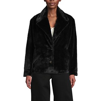 Women's Lands' End Faux Fur Jacket
