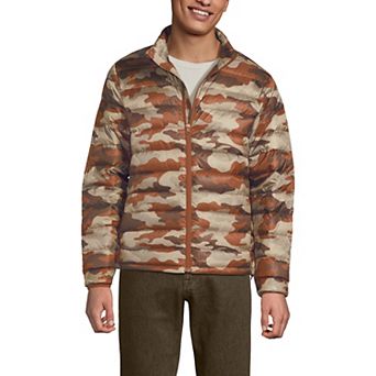 Men's Lands' End Wanderweight Packable Print Down Jacket
