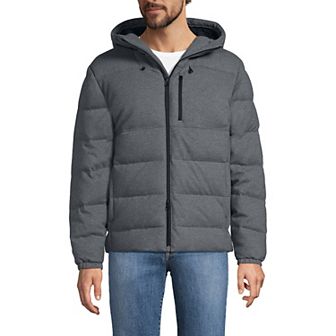 Men's Lands' End Hooded Max 600 Down Jacket