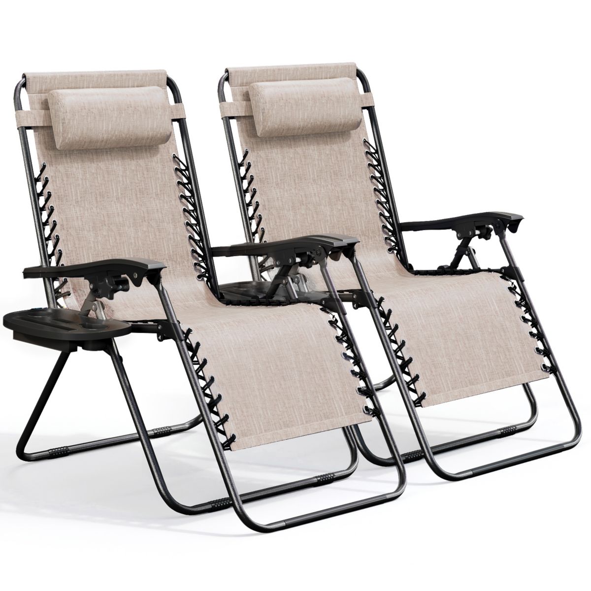 Nestl Zero Gravity Chairs set of 2 - Beige