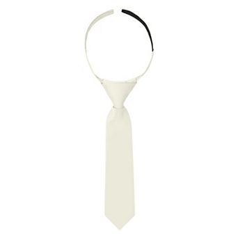 Jacob Alexander Infant & Toddler 8" Solid Pre-Tied Hook-and-Loop Necktie