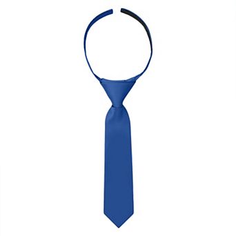Jacob Alexander Infant & Toddler 8" Solid Pre-Tied Hook-and-Loop Necktie