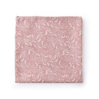 Jacob Alexander Men's Floral Cotton Pocket Square
