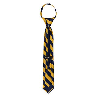 Jacob Alexander Boys' 14" College Stripe Pre-Tied Zipper Necktie