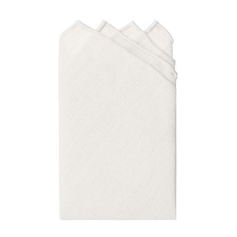 Jacob Alexander Linen Handrolled Pocket Square 15" x 15"