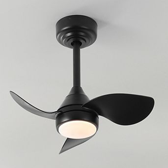 Albini 22" 6-Speed Metal Mobile-App/Remote-Controlled Dimmable Smart Integrated LED Ceiling Fan